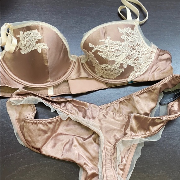 Obsidian By Elle Macpherson Lingerie Set Sz S - Picture 15 of 16